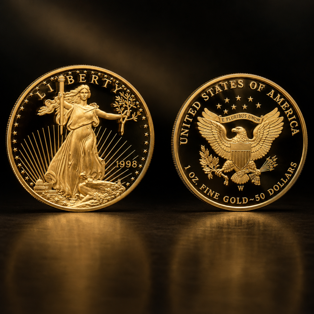 1998 1 oz American Gold Eagle proof BU