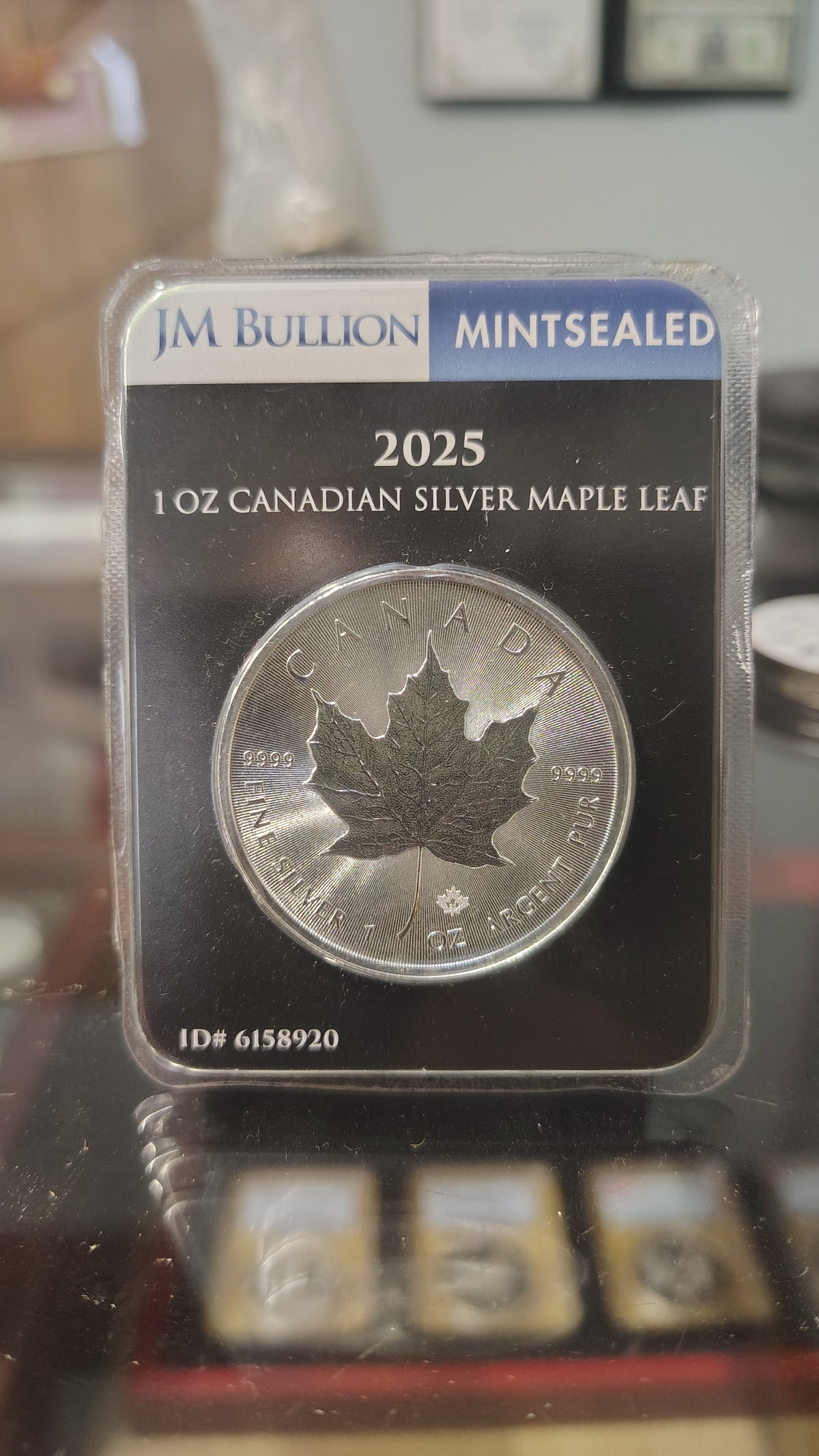 2025 1 oz Canadian maple from JM bullion