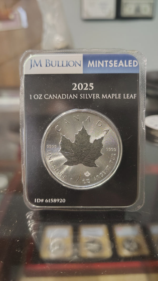 2025 1 oz Canadian maple from JM bullion