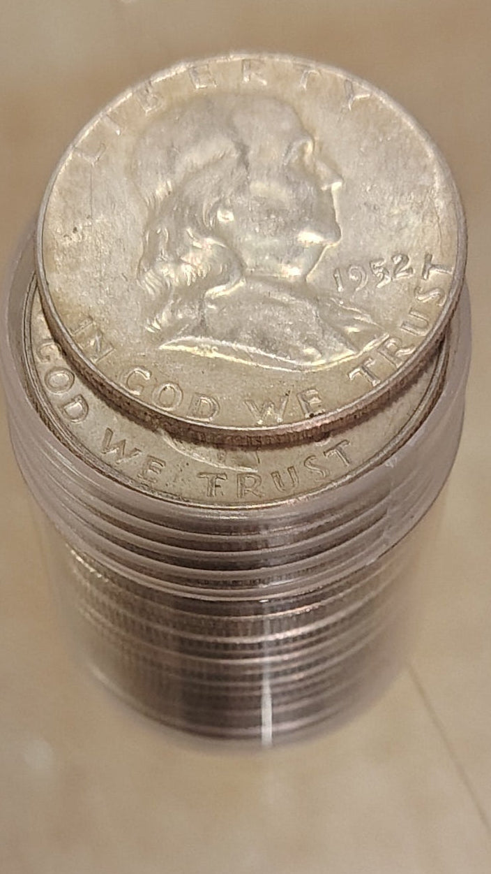90% Silver Franklin Half Dollars $1 face value